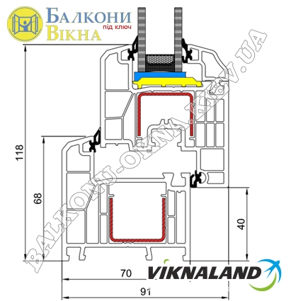 Профиль Viknaland B70